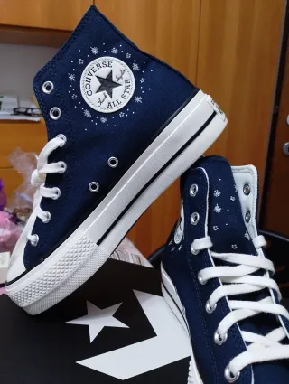 Converse ricamate Tg 39