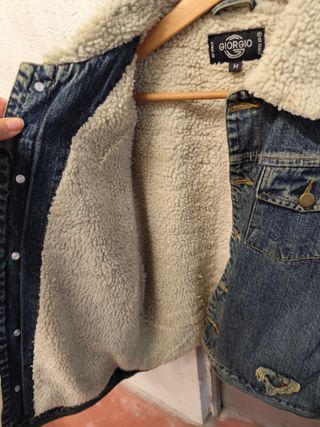 Chaqueta tejana Giorgio con borreguito Talla M