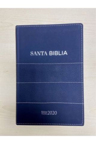 biblia reina Valera 2020 letra grande azul