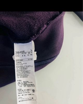 Felpa Benetton donna tg L viola