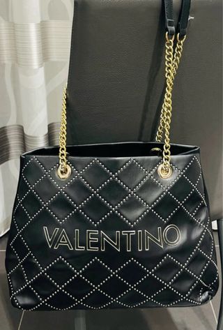 Borsa Valentino Bags nera con zip da aggiustare