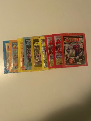 LIGA 9 pacchetti di figurine mai aperti