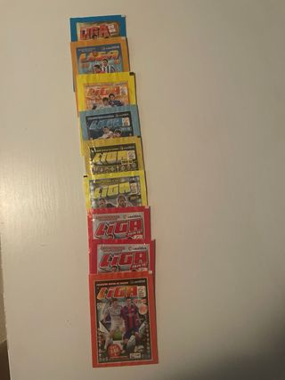 LIGA 9 pacchetti di figurine mai aperti