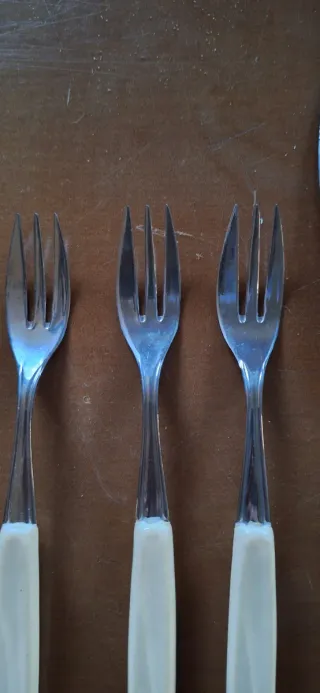 Set 6 forchette e paletta per dolci vintage