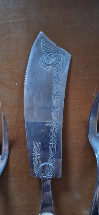 Set 6 forchette e paletta per dolci vintage