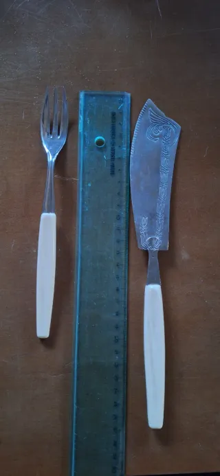 Set 6 forchette e paletta per dolci vintage