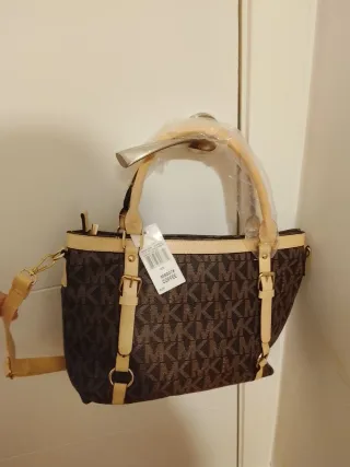 Bolso Beige y Marrón