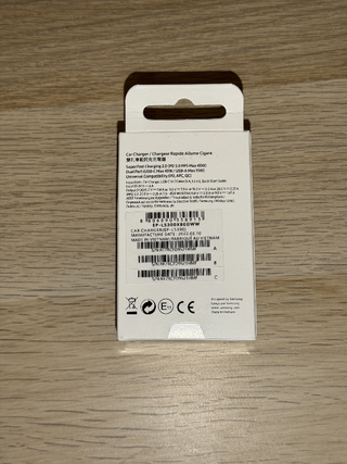 Caricabatterie auto Samsung con cavo originale