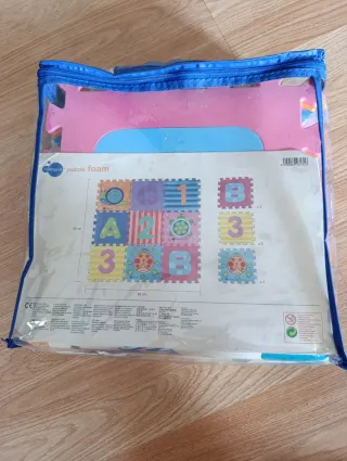 Alfombra Puzzle Infantil Números y Letras