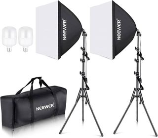 Set 2 Softboxes Neewer con Luces y Bolsa