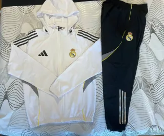 Chándal Real Madrid y corta vientos Adidas Talla L