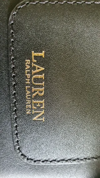 Bolso de Piel Ralph Lauren Original negro