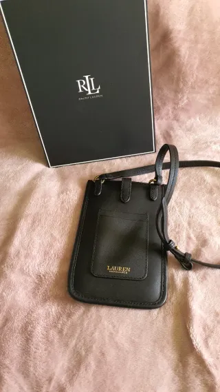 Bolso de Piel Ralph Lauren Original negro