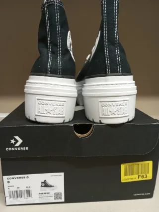 Sneakers Converse piattaforma num. 39