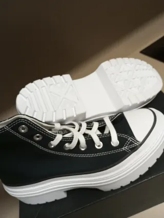 Sneakers Converse piattaforma num. 39