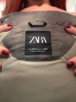 Cazadora bomber gris multicolor