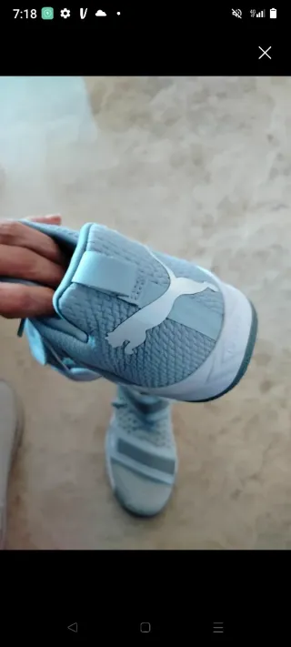 Zapatillas Puma Hombre Azul/Gris