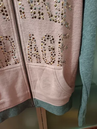 Felpa  Vintage Frankie Garage XS,veste più grande