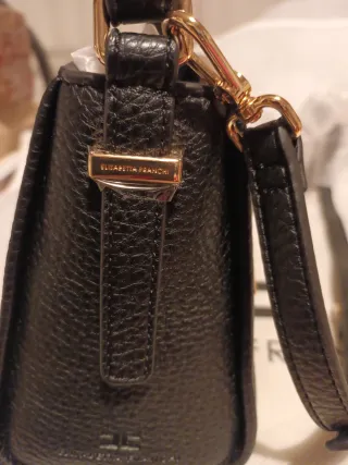 Borsa Elisabetta Franchi nera con dettagli oro