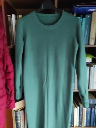 Vestito donna invernale verde