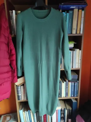 Vestito donna invernale verde