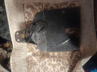 Porta targa moto antico