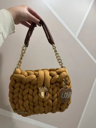 Borsa Marshmallow Giallo Oro