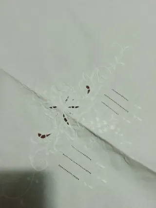 Tovaglia rotonda ricamata 170 cm