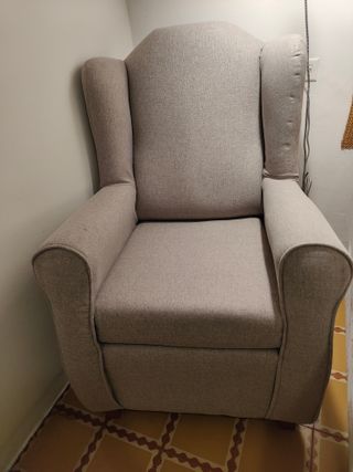 Butaca sillón tela