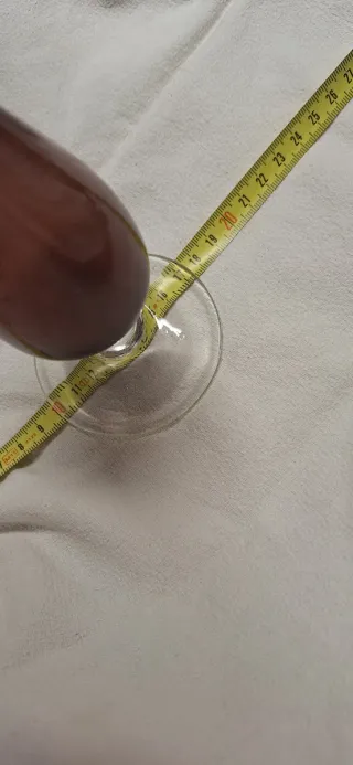 Vaso Vetro Vintage Marrone. Viola Trasparente