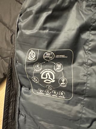 Plumífero Ternua Balena 133 JTK Negro Talla S