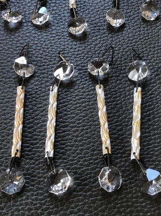 Oggetti vintage metallo e cristallo