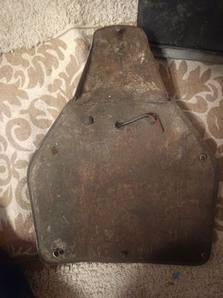 Portatarga vintage per moto
