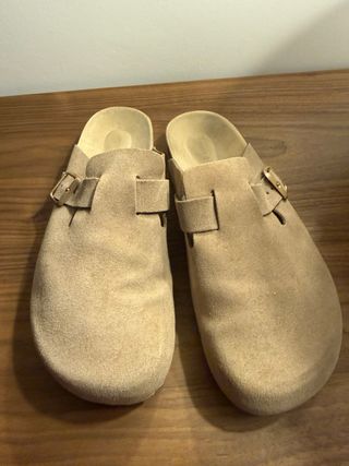 Zuecos Beige talla 41