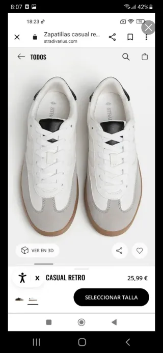 Zapatilla Mujer Blanca