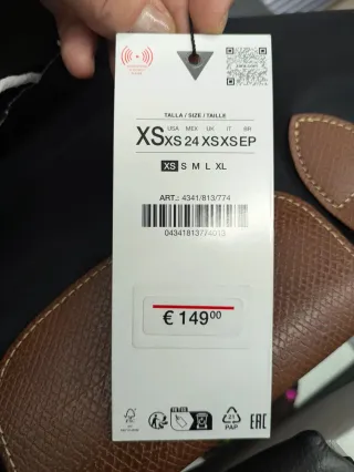 Blazer de piel ante marrón