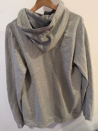 Sudadera Adidas Gris con Capucha