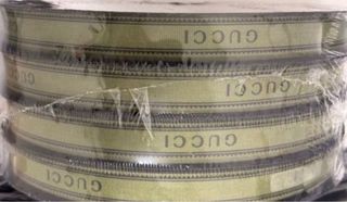 Rotolo di nastro Gucci verde 300M