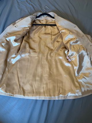 Chaqueta piel autentica color Camel