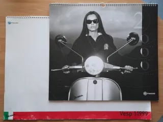 Calendari Ufficiali Piaggio Vespa 1999 e 2000