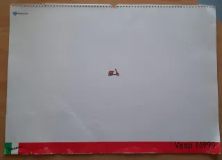 Calendari Ufficiali Piaggio Vespa 1999 e 2000