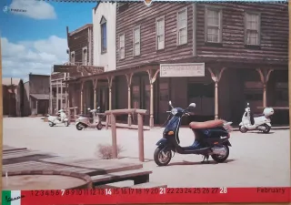 Calendari Ufficiali Piaggio Vespa 1999 e 2000