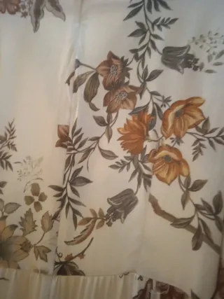 Vestido largo estampado floral