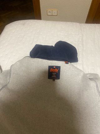 Sudadera Superdry Talla L Azul Marino