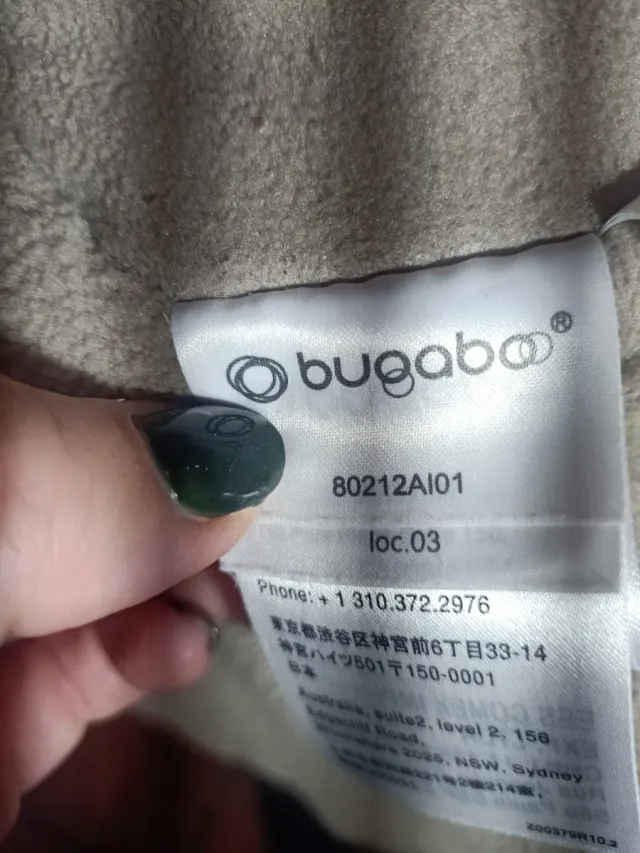 Saco Bugaboo Casi Nuevo