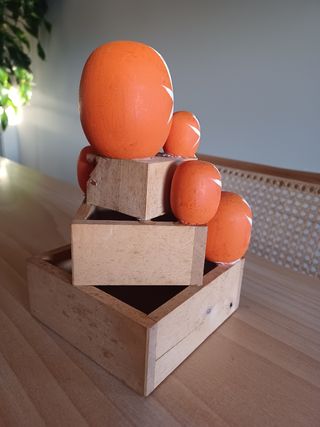 Set Daruma Giapponesi Arancioni