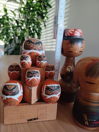 Set Daruma Giapponesi Arancioni