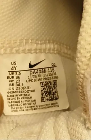 Zapatillas Nike Blazer originales. Talla 36