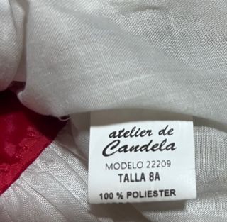 Vestido ceremonia niña flores