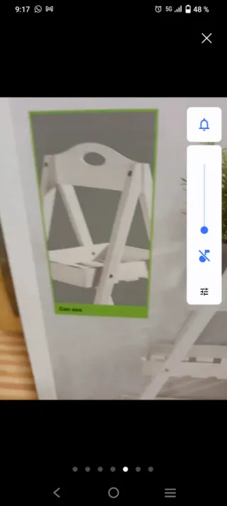 Estantería Escalera Blanca Madera